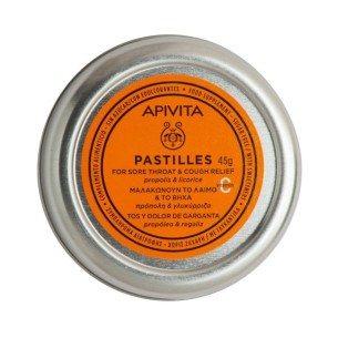 Apivita Pastillas Regaliz y Propolis 45 G