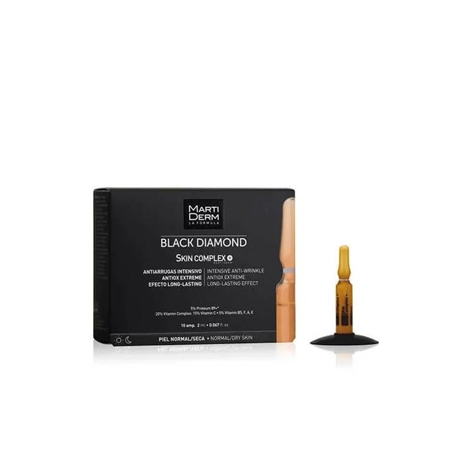 Martiderm Black Diamond Antiedad Antiox Extreme 10 Ampollas 2 ml