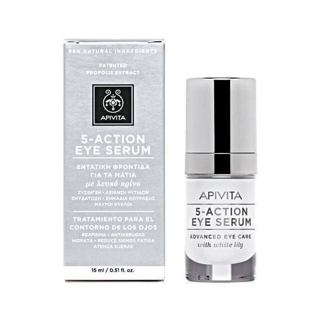 Apivita 5 Action Serum Contorno Ojos 15 ml