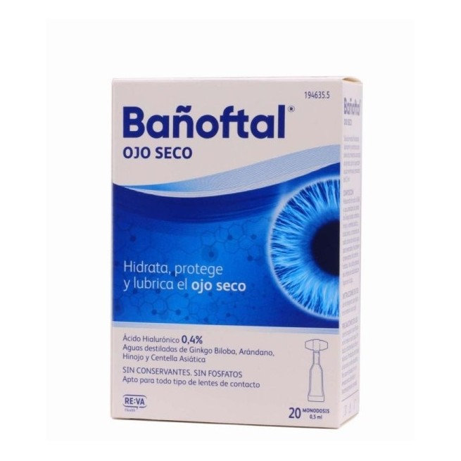 Bañoftal Ojo Seco 20X0.5Ml