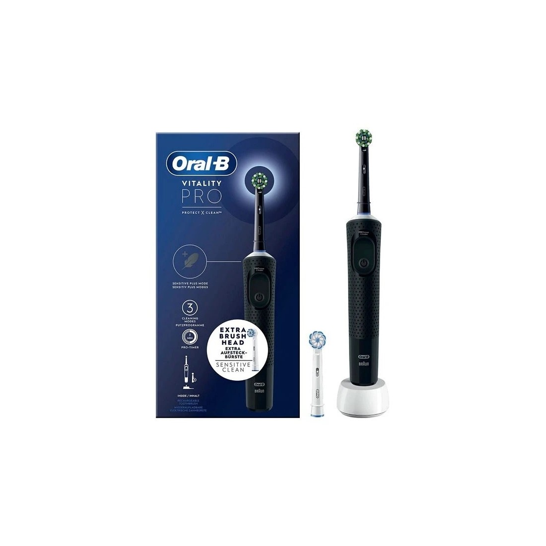 Comprar Oral - B Vitality 100 Cepillo Dental Eléctrico Negro - Farmazara
