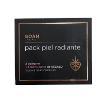 Goah Pack Piel Radiante (2 Cajas Colágeno Marino 60 Caps + 1 Caja Antioxidante Noche 60 Caps de Regalo).