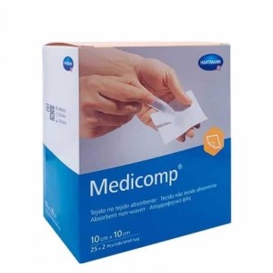 Medicomp Gasa Suave 10X10 2 Gasas X 25 Sobres