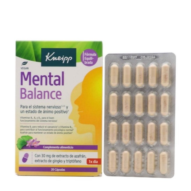 Kneipp Mental Balance 20 Cápsulas