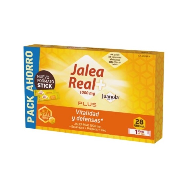 Juanola Jalea Real Plus Vitalidad y Defensas 28 Sobres