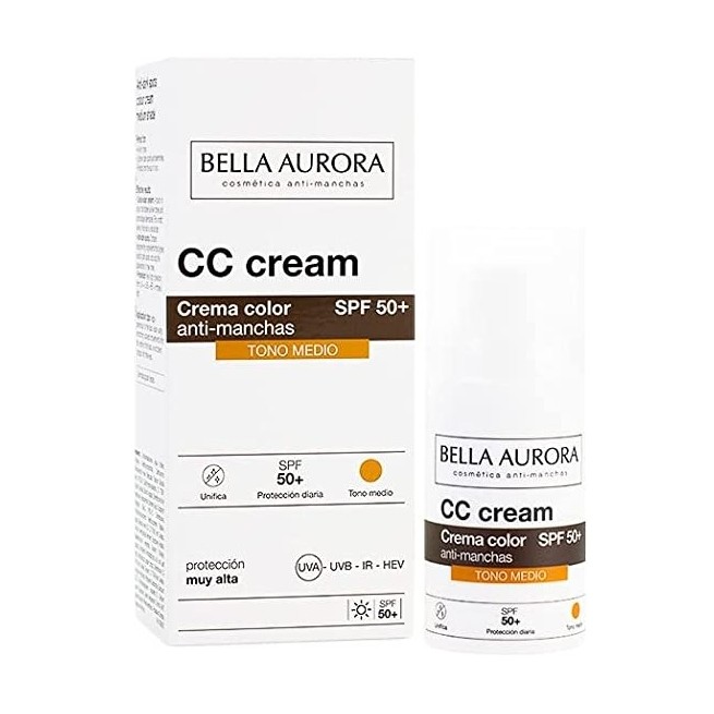 Bella Aurora Cc Cream Tono Medio Fps50+ 50 ml