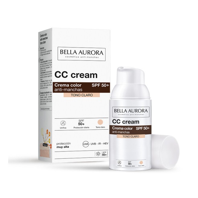 Bella Aurora Cc Cream Anti-Manchas Tono Claro Sfp 50+ 50 ml
