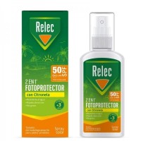 Relec 2 En 1 Fotoprotector con Citronela Spf 50 100 ml