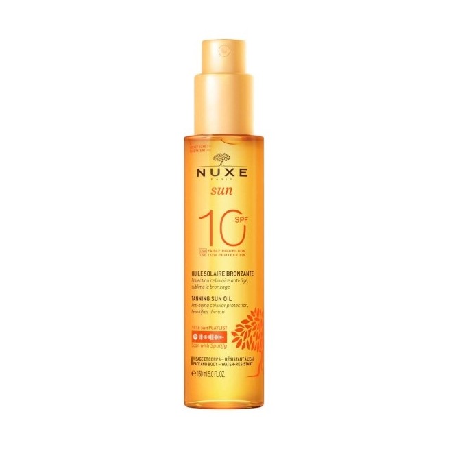 Nuxe Sun Aceite Bronceador Fps 10 150 ml