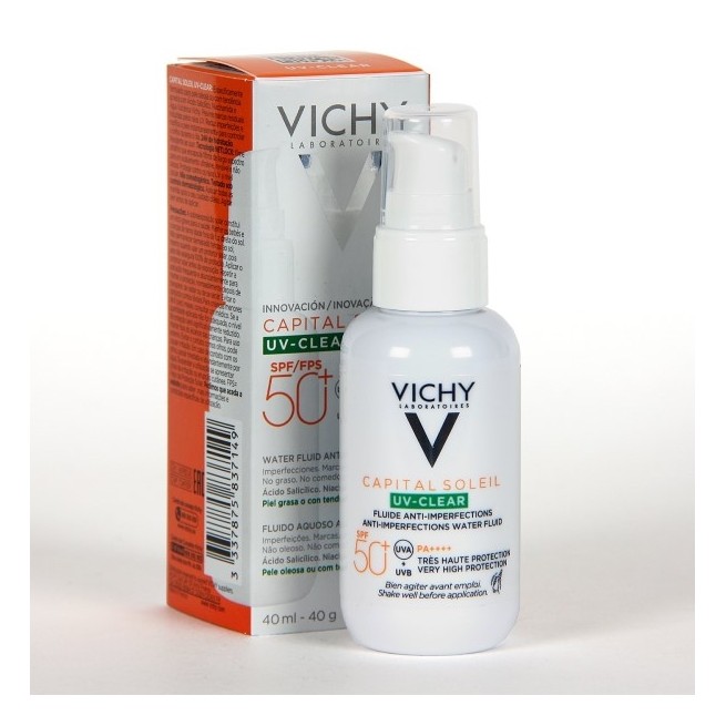 Vichy Capital Soleil Uv-Clear Fps 50+ 40 ml