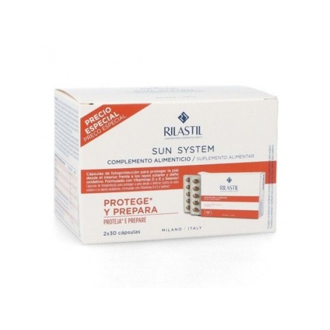 Rilastil Sun System Oral Duplo 2 X 30 Cápsulas