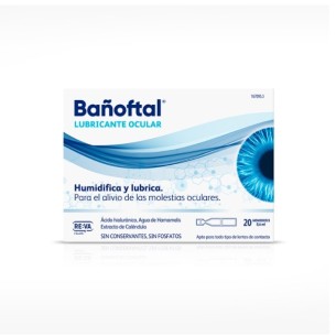 Bañoftal Lubricante Ocular 20 Monodosis