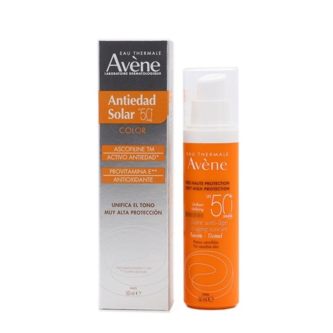 Avene Antiedad Solar Color Fps 50+ 50 ml