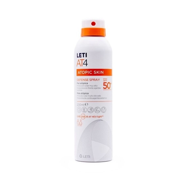 Leti At4 Defense Spray Atopic Skin Fps 50+ 200 ml