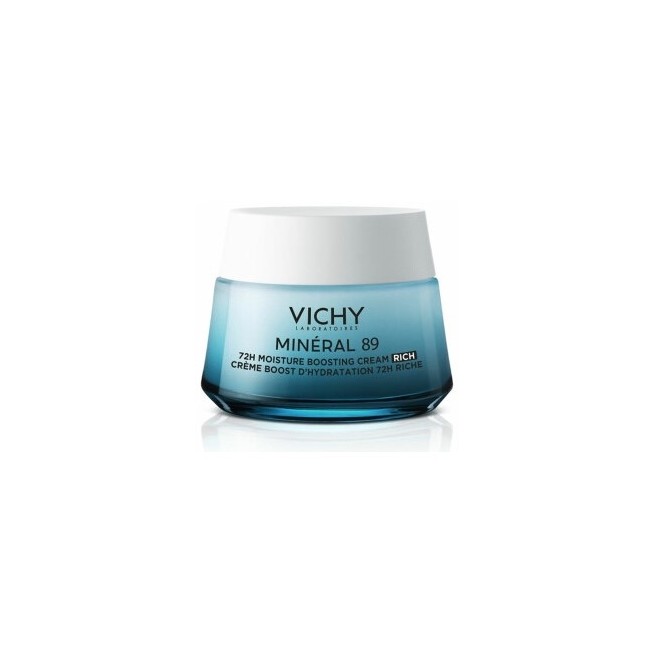 Vichy Mineral 89 Crema Boost Hidratación  72 Horas Textura Rica 50 ml