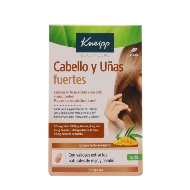 Kneipp Cabello y Uñas Fuertes 30 Cápsulas