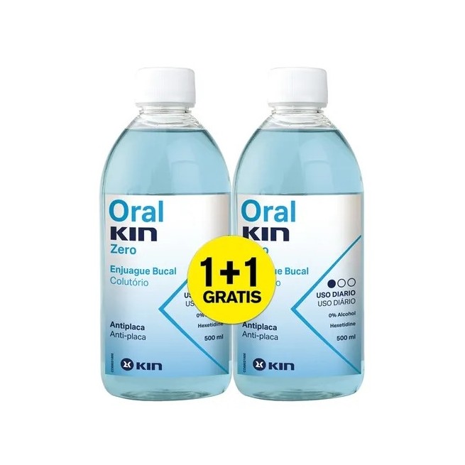 Oralkin Zero Enjuague 2 x 500 ml