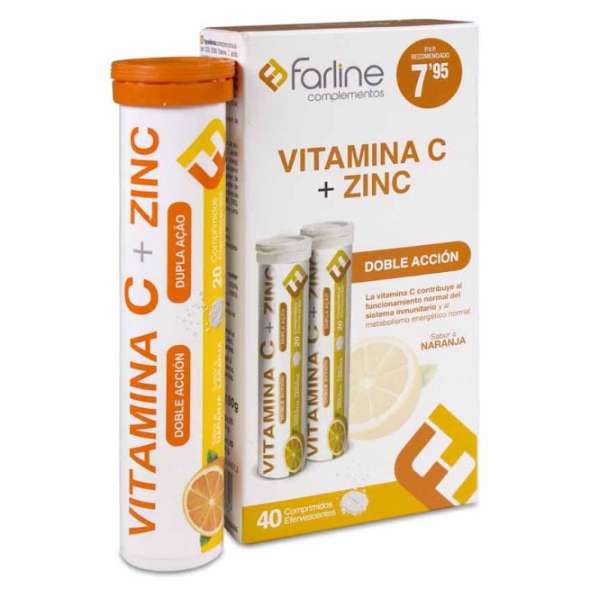 Farline Vitamina C+ Zinc 40Comp