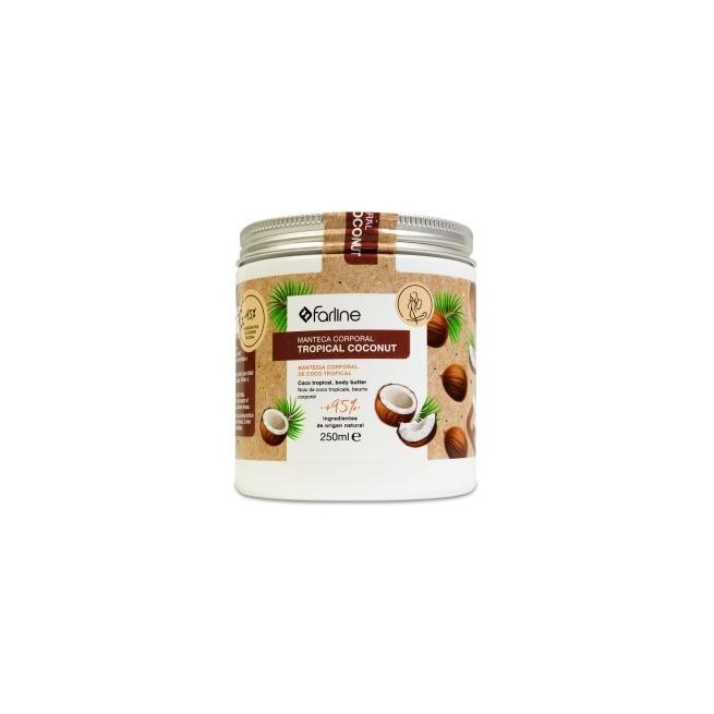 Farline Manteca Corporal de Coco Tropical 250 ml