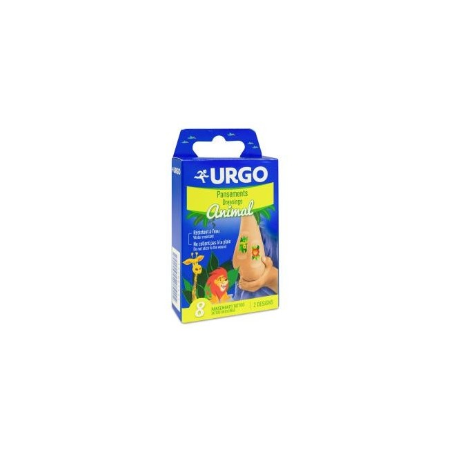 Urgo Tiritas Tatoo Infantil Animales 8Ud