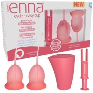 Enna Copa Menstrual Easy Cup Talla M 2 Unidades