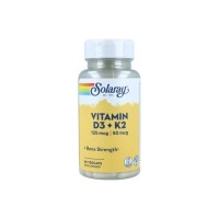 SOLARAY VITAMINA D3 + K2 60 CAPSULAS