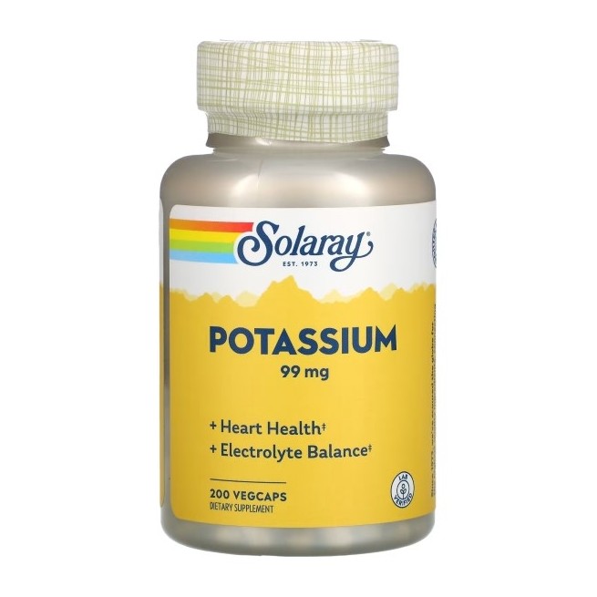 Solary Potassium Citrate 99Mg 60 Vegcaps