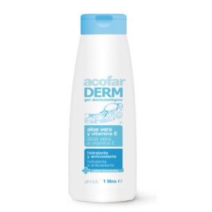 Acofarderm Gel Dermatologico Aloe Vera y Vit E 1 L