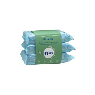 Mustela Triplo Toallitas Dermo Suavizantes 210 Unidades