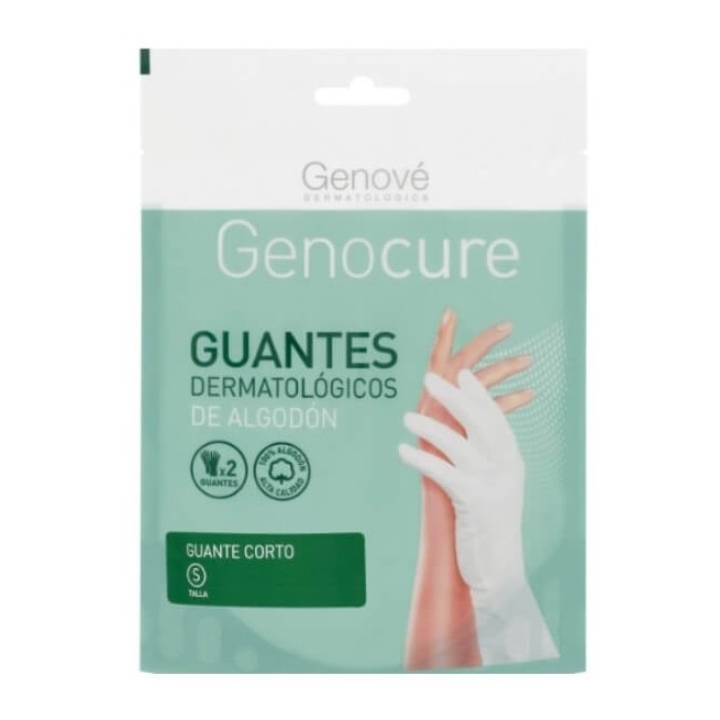 COMPRAR GENOVE GENOCURE GUANTES DERMATOLOGICOS DE ALGODON TALLA S