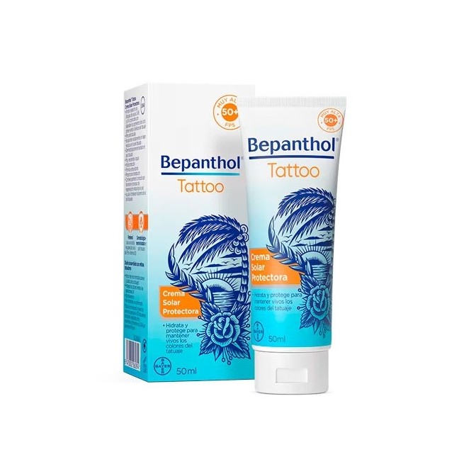 Bepanthol Tattoo Crema Solar Protectora Spf 50+  50 ml