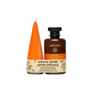 Apivita Pack Brillo Champú 250 ml + Acondicionador 150 ml