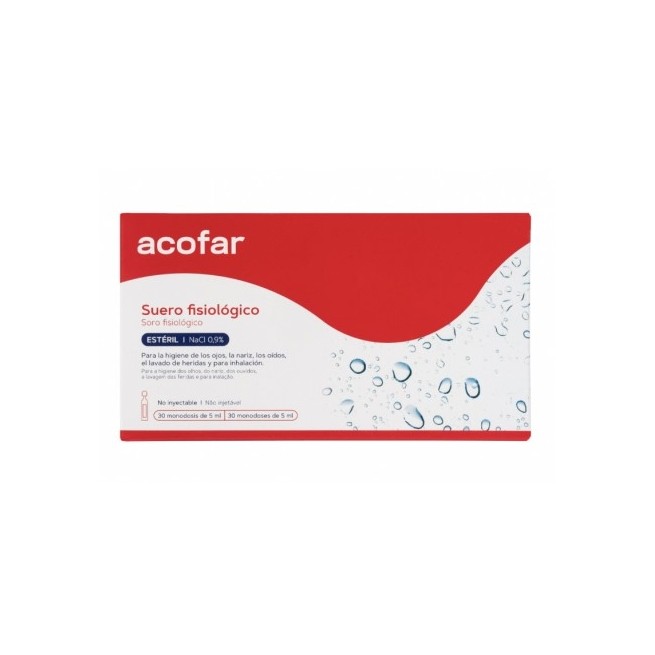 Acofar Suero Fisiológico 30 Unidosis