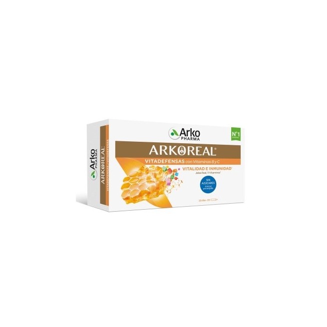 COMPRAR ARKOREAL JALEA REAL FRESCA VITAMINADA SIN AZUCAR 1000 MG 20 AMPOLLAS