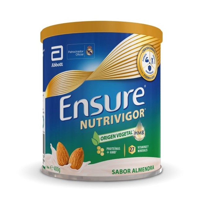 Ensure Nutrivigor Vegetal Sabor Almendra 400 Gr