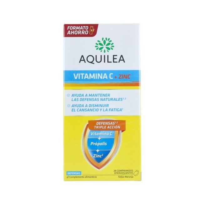 Aquilea Vitamina C + Zinc 28 Comprimidos Efervescentes