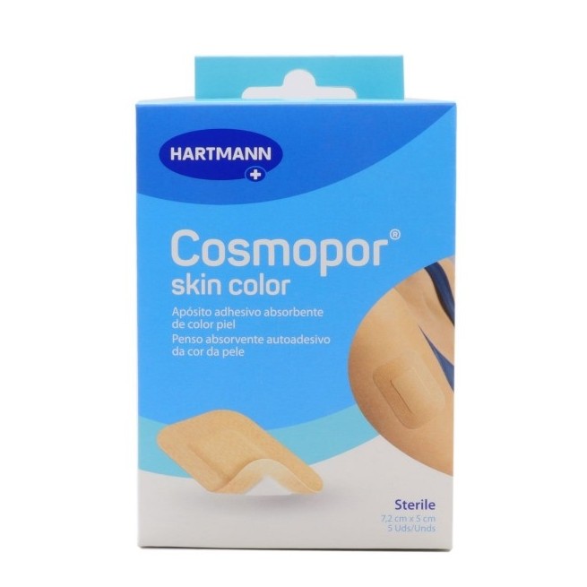 COSMOPOR SKIN APÓSITO ESTERIL COLOR 7,2 x 5 CM 5 UNIDADES