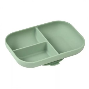 Beabe Plato de Silicona con Ventosa