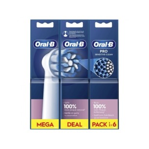 Oral B Recambios Sensitive Clean Pack Ahorro 6 Unidades
