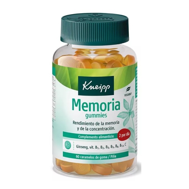 Kneipp Memoria Gummies 60 Unidades