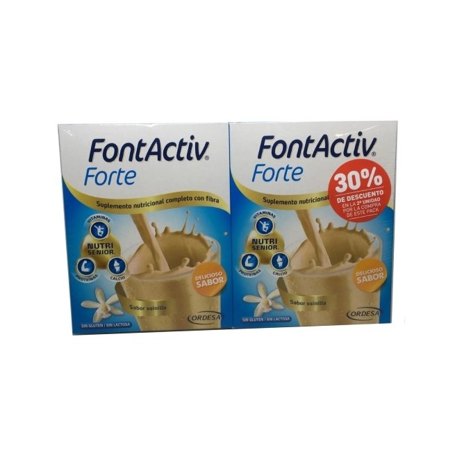 Fontactiv Forte Sabor Vainilla Duplo 14+14 Sobres