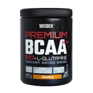 Weider BCAA Zero + 8:1:1 + L-Glutamine Sabor Naranja 500 Gr