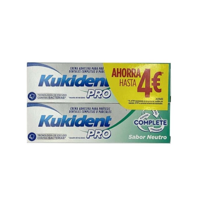 COMPRAR KUKIDENT PRO DUPLO SABOR NEUTRO 2 X 47 G