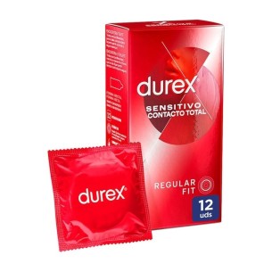 DUREX SENSITIVO CONTACTO TOTAL 12 PRESERVATIVOS
