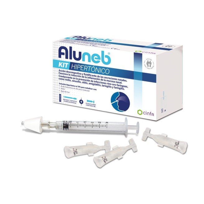 Aluneb Kit Hipertónico Mad Nasal + 20 Viales