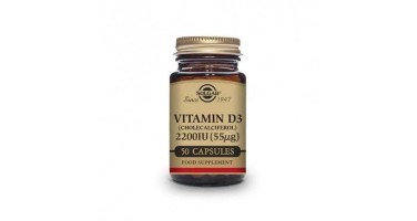 Solgar Vitamina D3 2200Ui 50 Capsulas