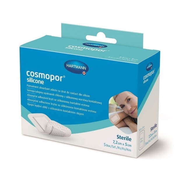 Cosmopor Silicone 7,2cm x 5cm 5 Unidades