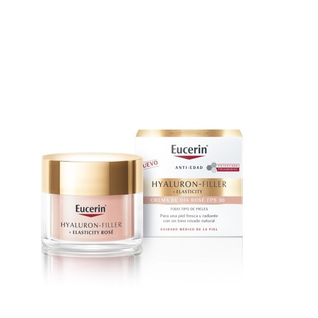 Eucerin Hyaluron-Filler + Elasticity Crema de Día Rosé FPS30, 50ml