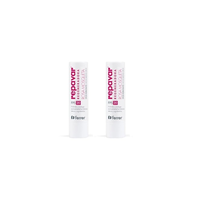 Repavar Stick Labial Regenerador SPF20+ Duplo 2 x 4 g