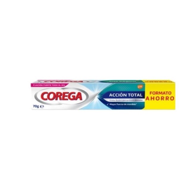 Corega Accion Total Crema Fijadora Adhesivo Protector 70 G